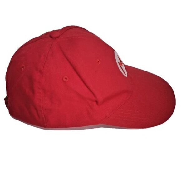 NWOT Adult Super Mario Baseball Hat Red Embroidered Logo Cap Adjustable Strap - Picture 3 of 6